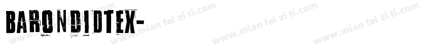BaronDidTex字体转换