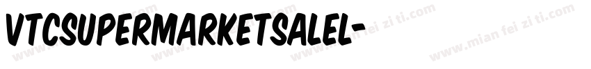 VTCSuperMarketSaleL字体转换