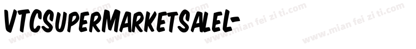VTCSuperMarketSaleL字体转换