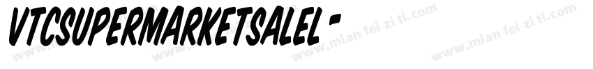 VTCSuperMarketSaleL字体转换