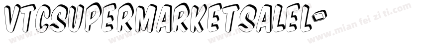 VTCSuperMarketSaleL字体转换