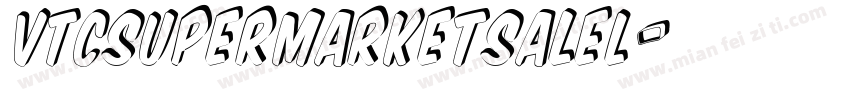 VTCSuperMarketSaleL字体转换