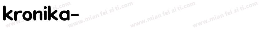 kronika字体转换
