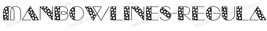 ManbowLines-Regular字体转换