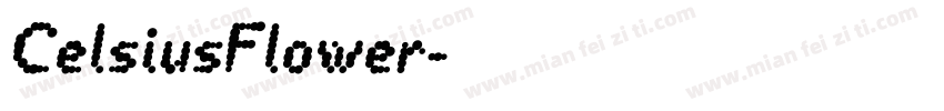 CelsiusFlower字体转换