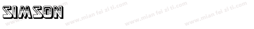 simson字体转换
