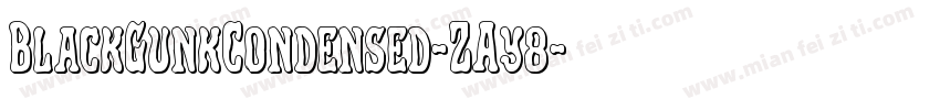 BlackGunkCondensed-ZAy8字体转换