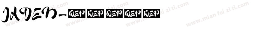 Jaden字体转换