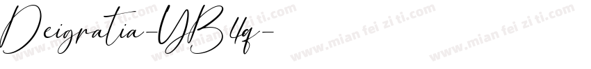 Deigratia-YB4q字体转换