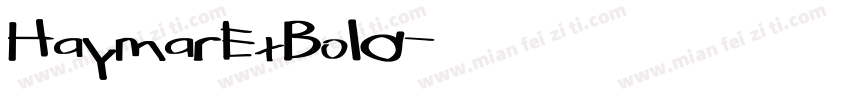 HaymarExBold字体转换