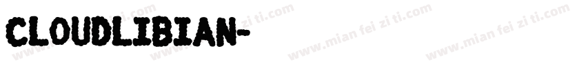 cloudLibian字体转换