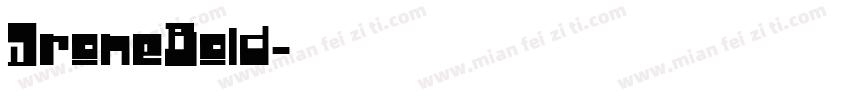 DroneBold字体转换
