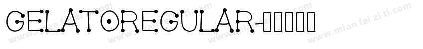 gelatoregular字体转换