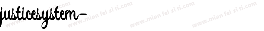 justicesystem字体转换