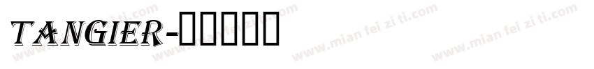 tangier字体转换