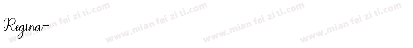 Regina字体转换