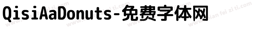 QisiAaDonuts字体转换