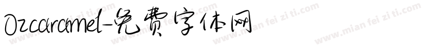 Ozcaramel字体转换