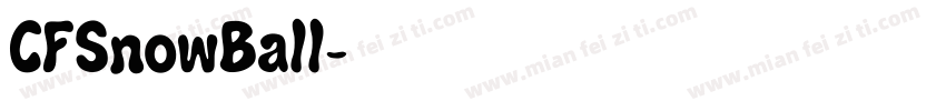 CFSnowBall字体转换