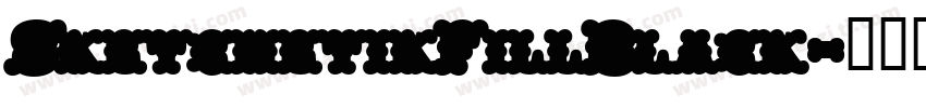 SketchetikFillBlack字体转换