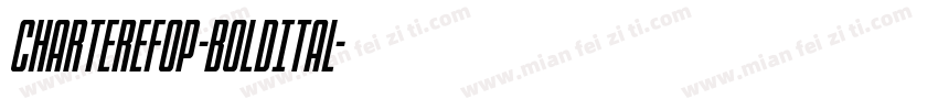 CharterEFOP-BoldItal字体转换