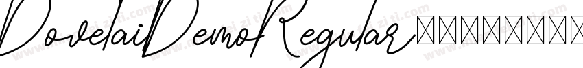 DovetailDemoRegular-2字体转换