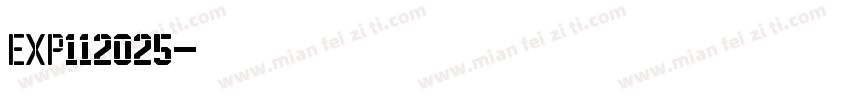 EXP112025字体转换