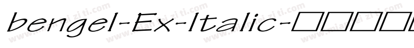 bengel-Ex-Italic字体转换