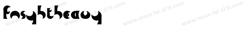 fnsyhtHeavy字体转换