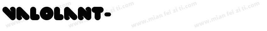 valolant字体转换