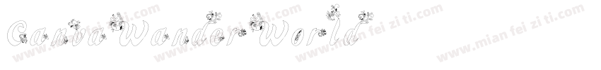 CanvaWanderWorld字体转换