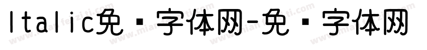ltalic免费字体网字体转换