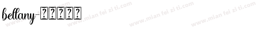 bellany字体转换