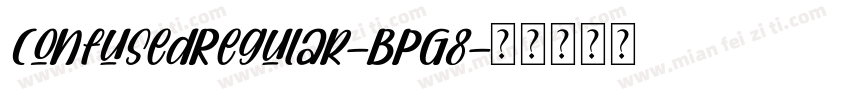 ConfusedRegular-BPG8字体转换