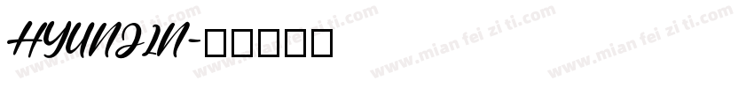 HYUNJIN字体转换