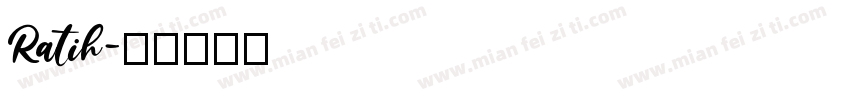 Ratih字体转换
