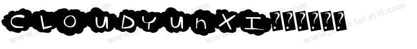 cloudyunxi字体转换