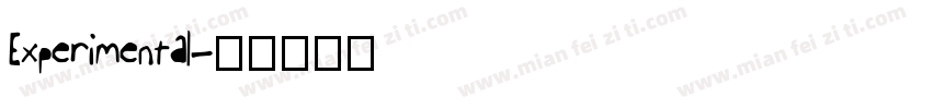 Experimental字体转换