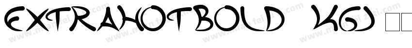 ExtraHotBold-8KgJ字体转换