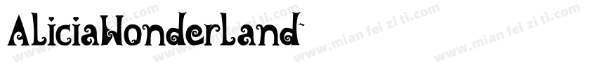 AliciaWonderland字体转换
