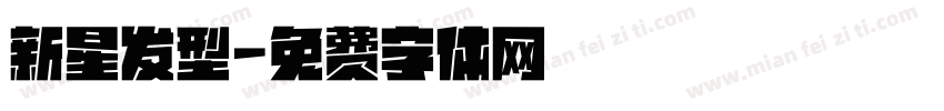 新星发型字体转换