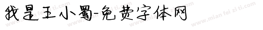 我是王小蜀字体转换