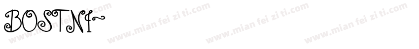 BOSTNI字体转换
