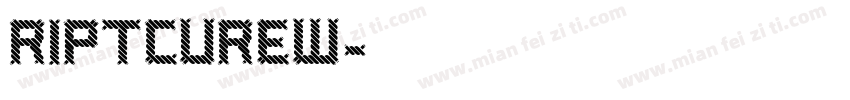 riptcurew字体转换