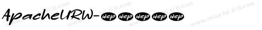 ApacheURW字体转换