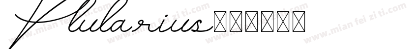 Plularius字体转换
