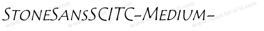 StoneSansSCITC-Medium字体转换