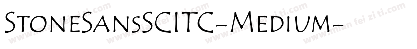 StoneSansSCITC-Medium字体转换