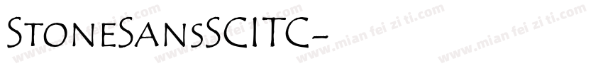 StoneSansSCITC字体转换