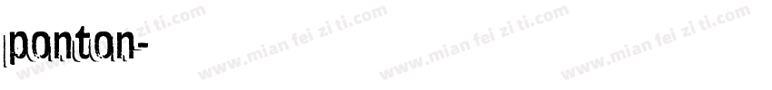 ponton字体转换